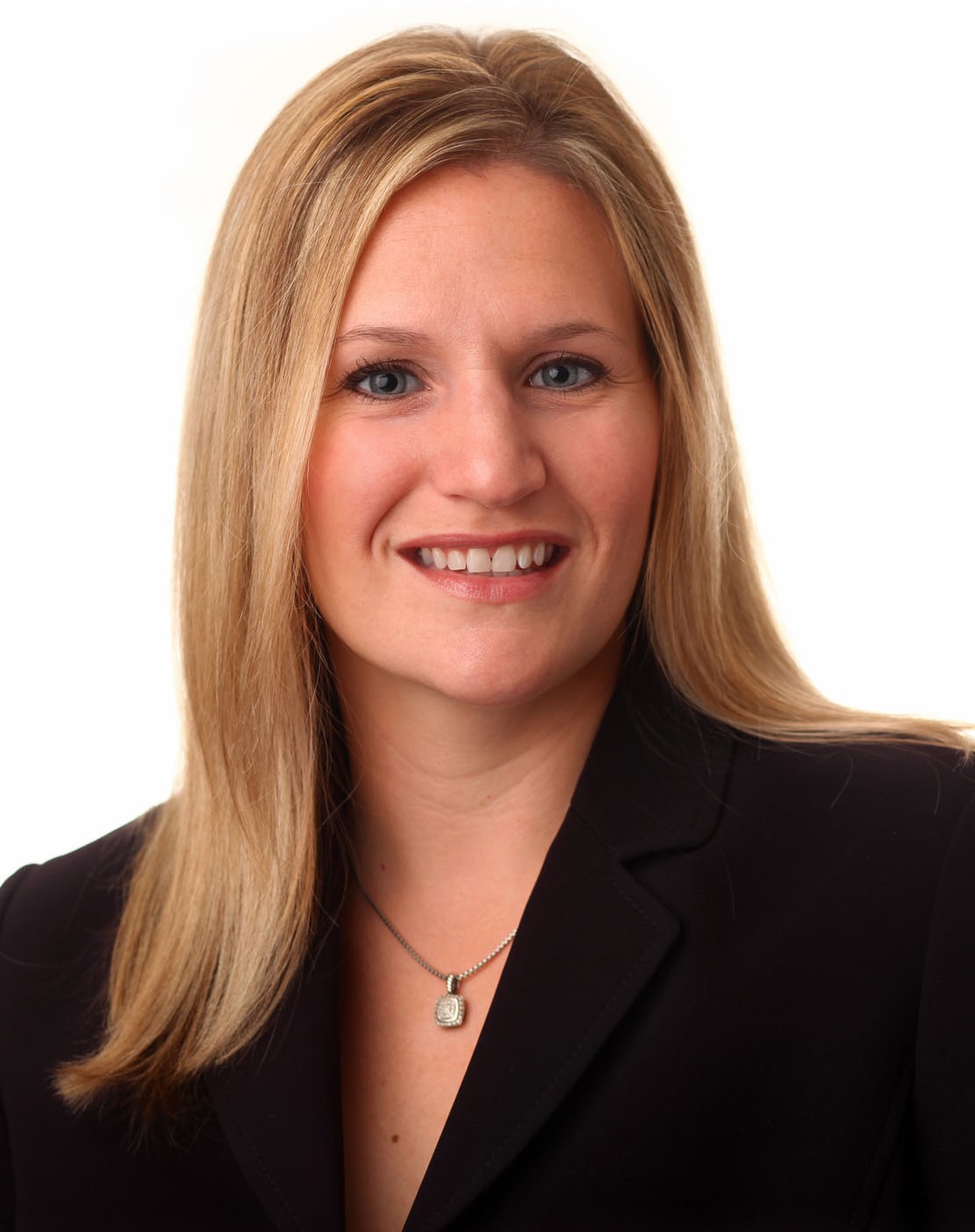 Shannon_O’Connor_Bock seen in a black color suit and with long beautiful golden color hair